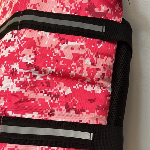 Dog Life Jackets with Extra Padding Pet Safety Camo Pink, XXL - Picture 4 of 6